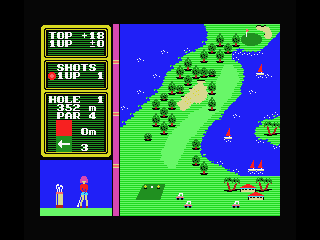 Hole In One Professional screenshot 5 for MSX